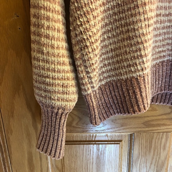 Striped chenille sweater - Picture 3 of 5